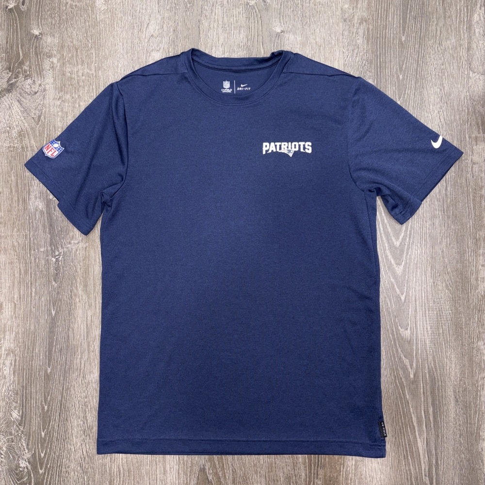 New England Patriots Nike NFL On Field Short Sleeve Shirt Men's Medium Dri Fit